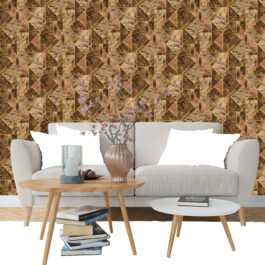 Geometric Vinyl Coated Wallpaper for Wall